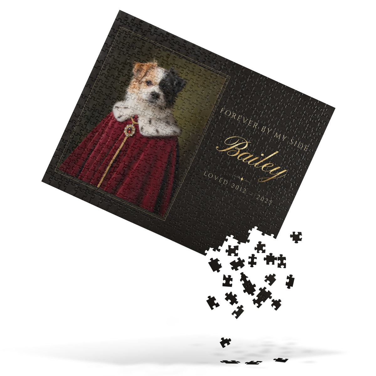 Royal Pet Memorial Portrait – lifestyle photo – Jigsaw Puzzle