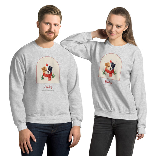 Christmas Dog Dad Gift – product photo – Crewneck Sweatshirt