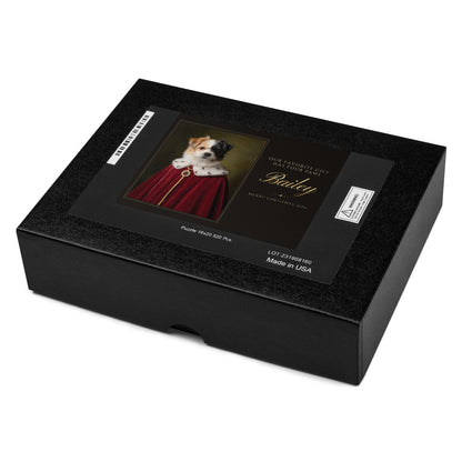 Royal Pet Christmas Gift – close-up, product details 2 – Jigsaw Puzzle