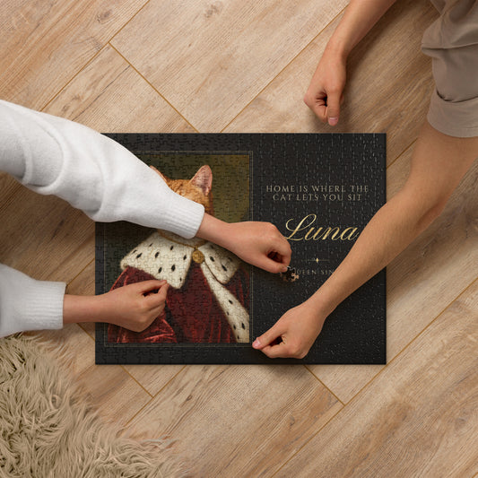 Royal Cat Portrait – lifestyle photo – Jigsaw Puzzle