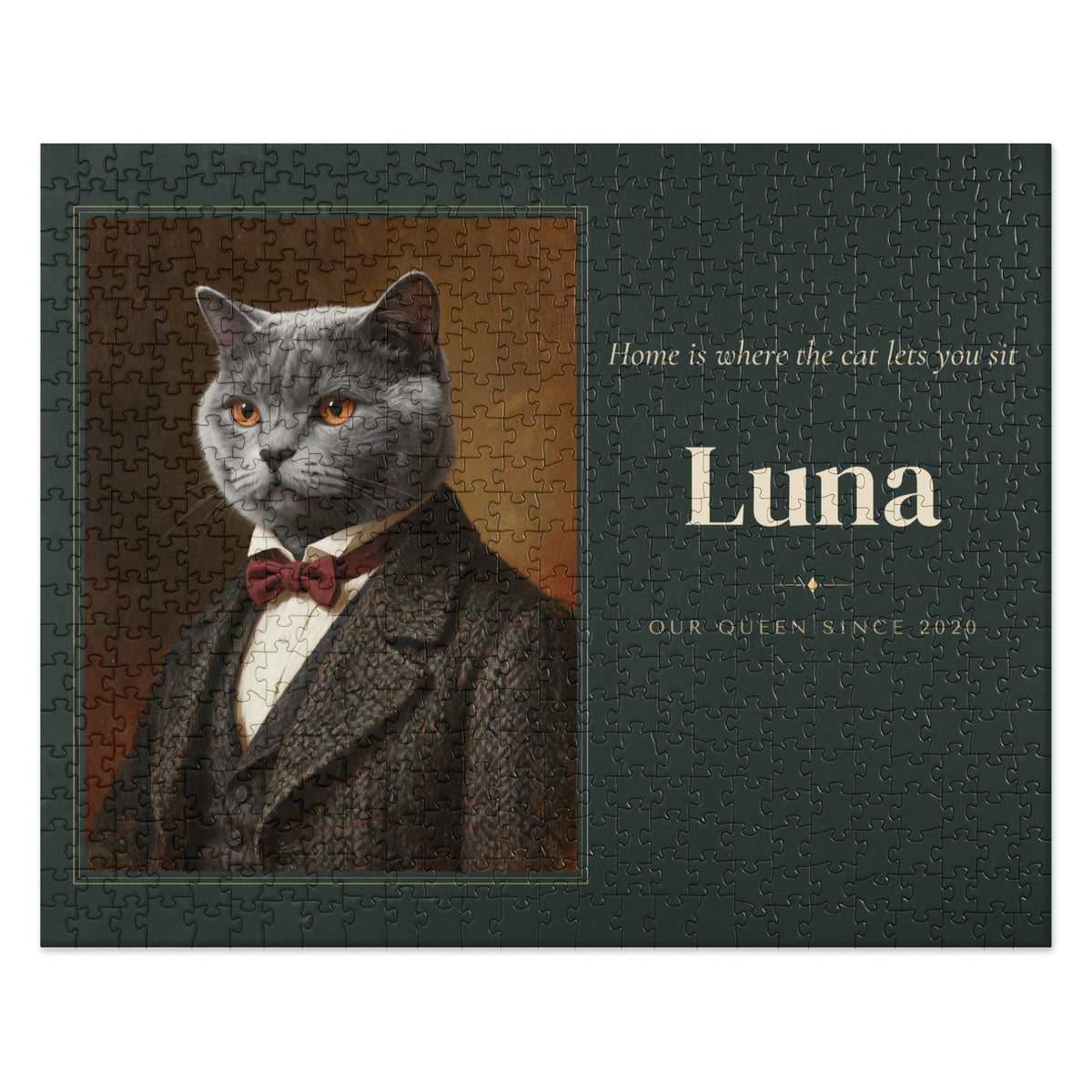 Gentleman Cat Portrait – front view – Jigsaw Puzzle