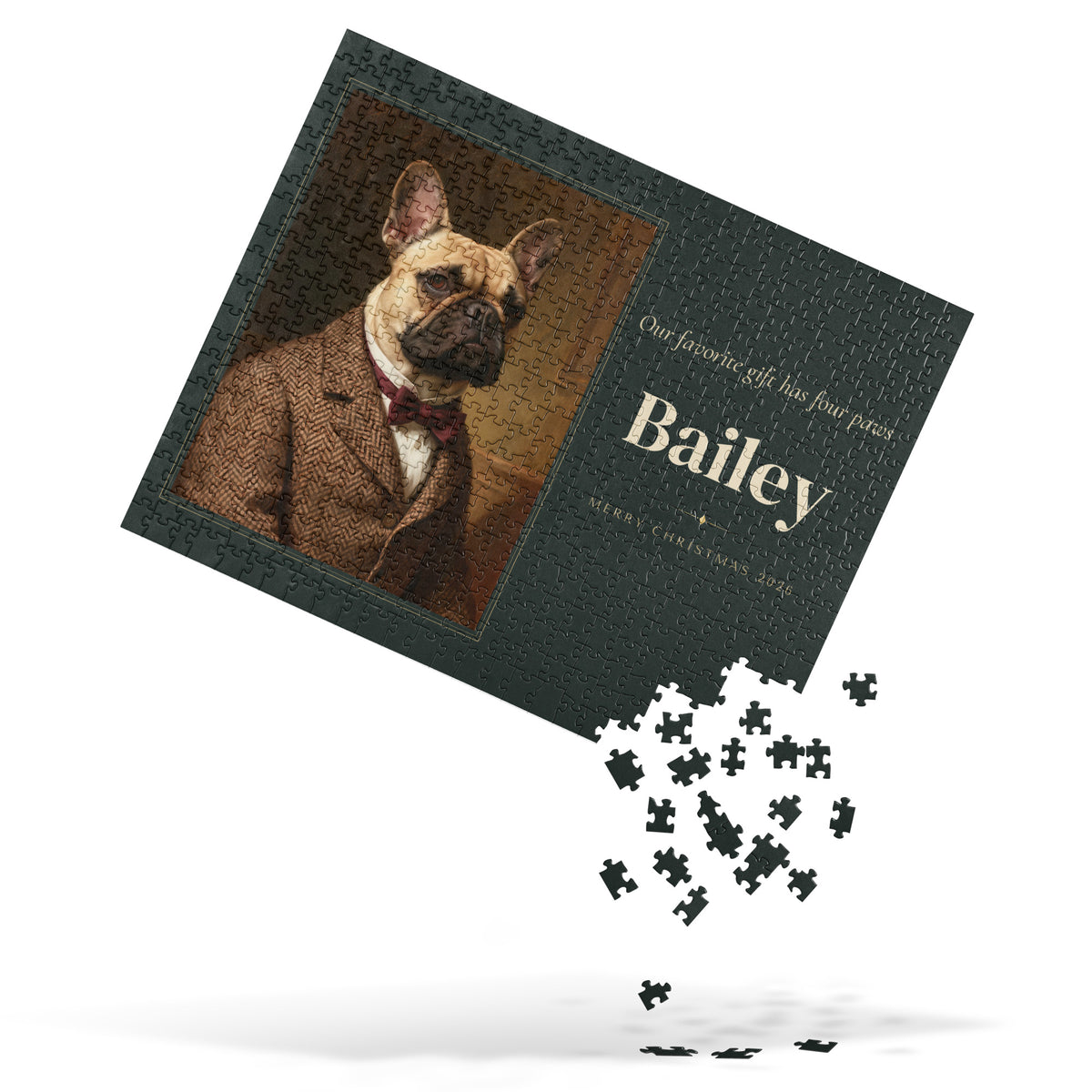 Gentleman Pet Christmas Gift – lifestyle photo – Jigsaw Puzzle