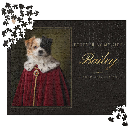 Royal Pet Memorial Portrait – product photo – Jigsaw Puzzle
