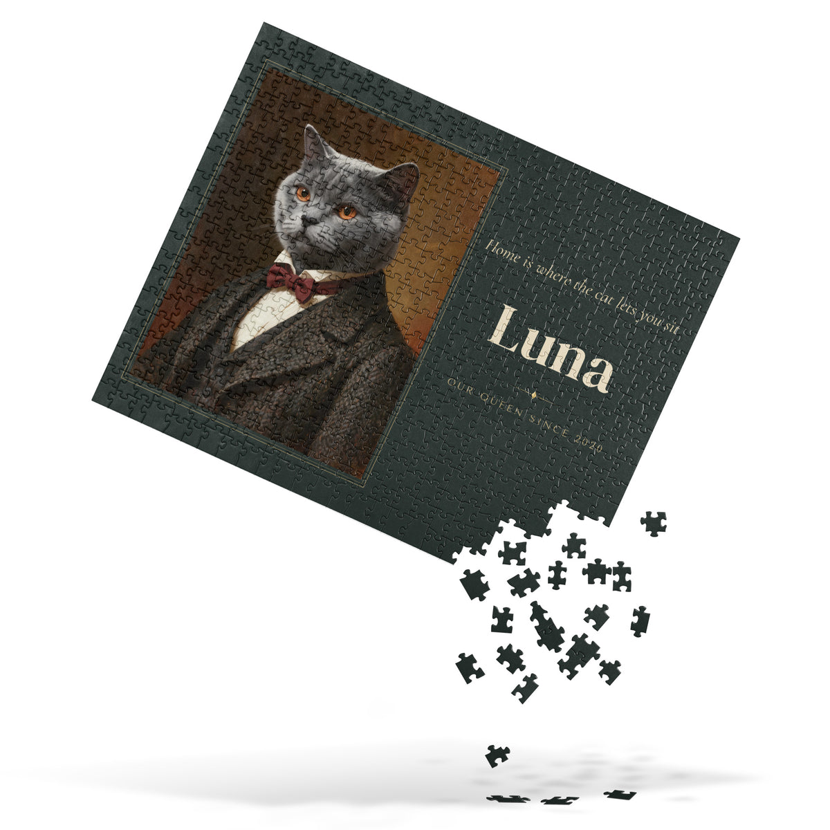 Gentleman Cat Portrait – lifestyle photo – Jigsaw Puzzle