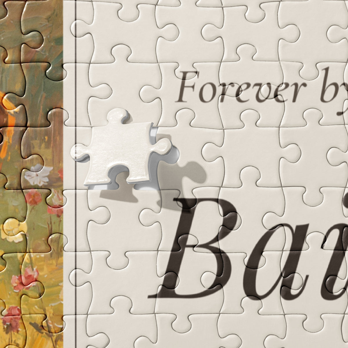 Oil Painting Pet Memorial Portrait – close-up, product details – Jigsaw Puzzle