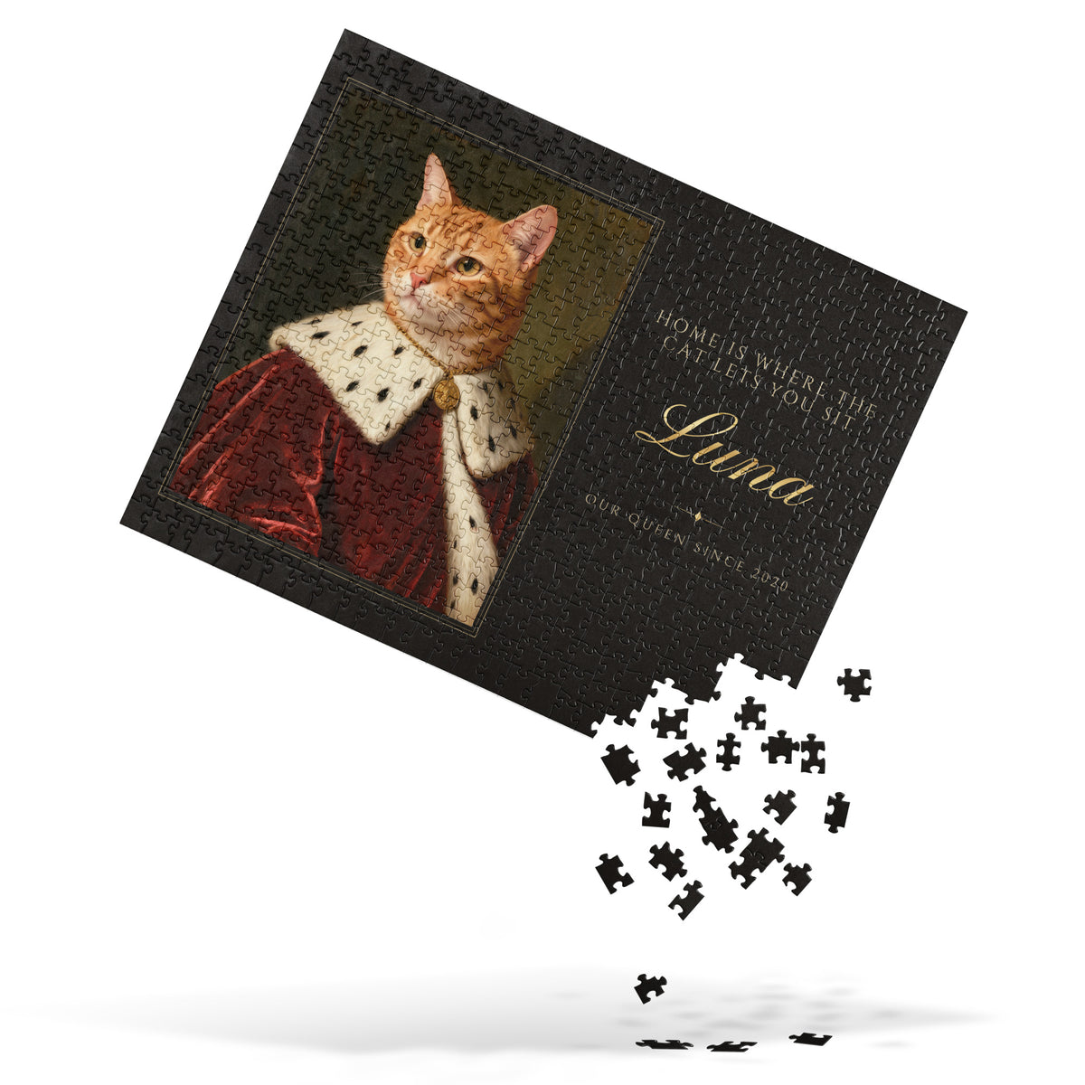 Royal Cat Portrait – lifestyle photo – Jigsaw Puzzle