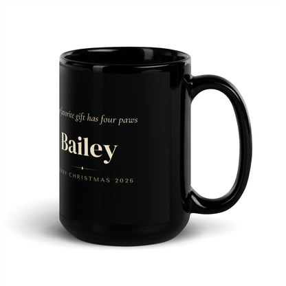 Gentleman Pet Christmas Gift – front view, handle on right – Coffee Mug